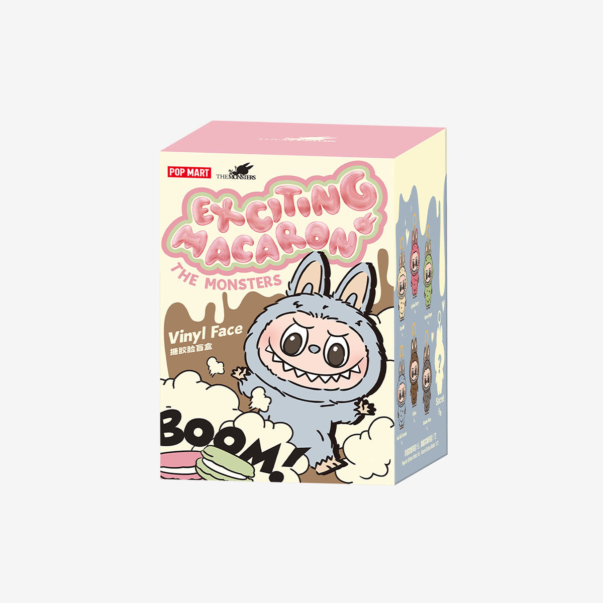 Box of 'Exciting Macaron & The Monsters' vinyl figure with cartoon character on a white background
labubu blind box labubu exiciting mcaron series labubu toy labubu soft toy labubu viral labubu tiktok labubu seires liza rinnana viral labubu